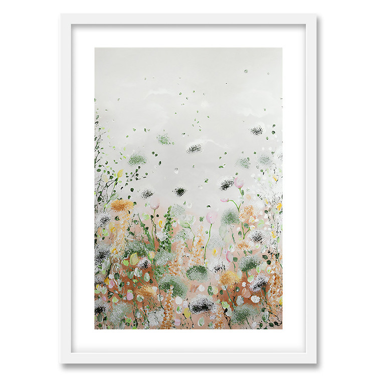 تابلو گل های بهاری مینیمال