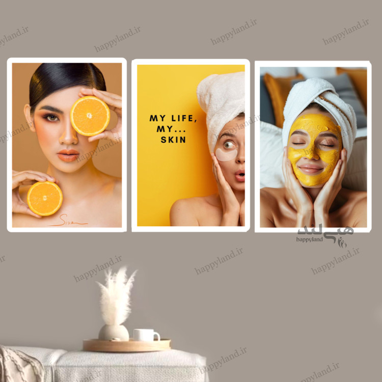تابلو دکوراتیو طرح پاکسازی پوست 8142