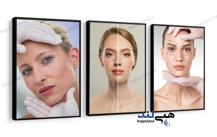 تابلو قرینه سازی صورت